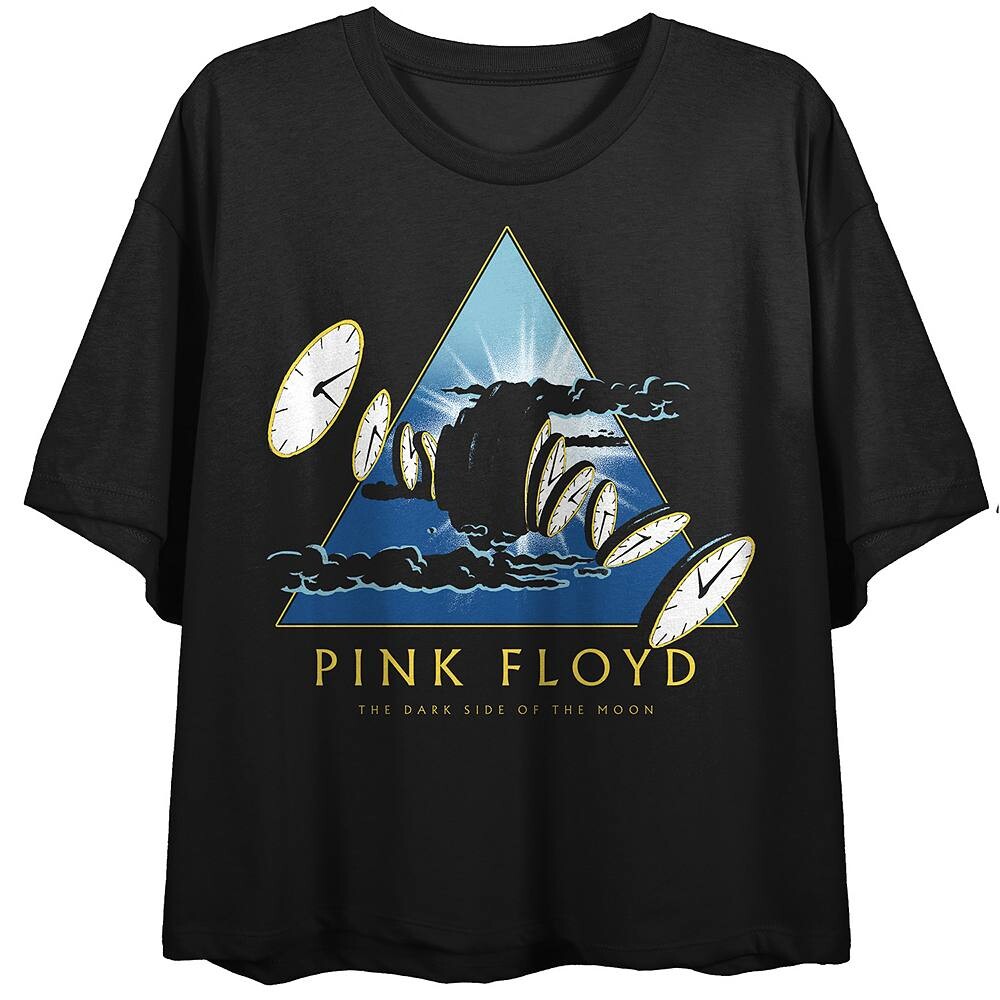 

Детская футболка с рисунком Pink Floyd Melting Clocks Licensed Character, черный