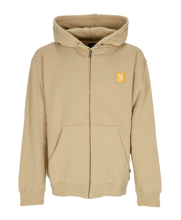

Толстовка на молнии, цвет овсяный Huf, бежевый