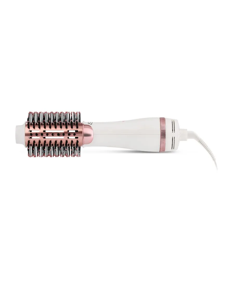 StyleCraft Professional Щетка для укладки волос Lil' Hot Body Blowout Brush - белая/розовая — фото 4