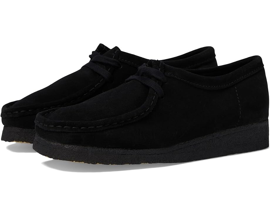 

Кроссовки Clarks Wallabee, цвет Black Suede 2