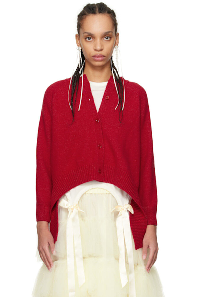 

Красный кардиган с открытой спиной Simone Rocha