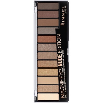 

Палитра теней для век Magnif'Eyes Nude Edition, 12 оттенков, кремовая, Rimmel