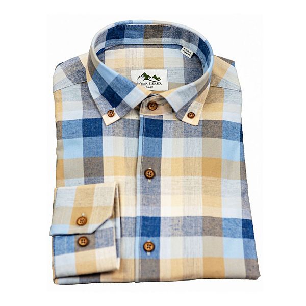 

Рубашка с длинным рукавом в клетку из хлопка Wear Sierra