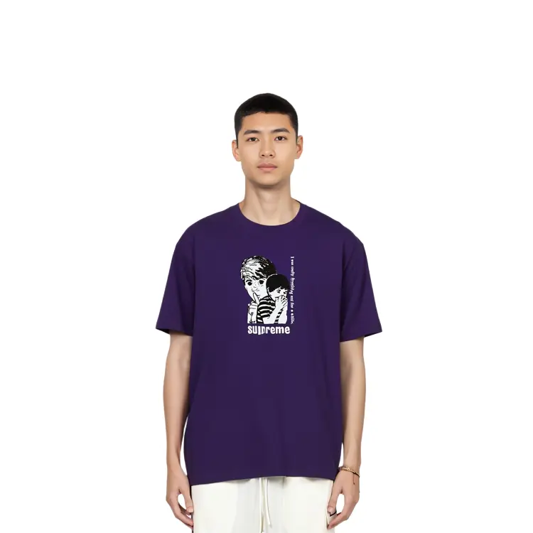 Футболка Supreme Freaking Out, фиолетовый — фото 2
