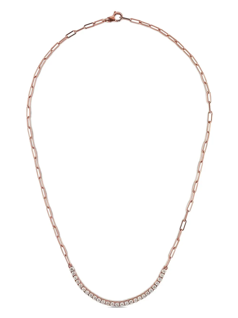 

Колье из розового золота с бриллиантами Jewels Aficionado, розовый
