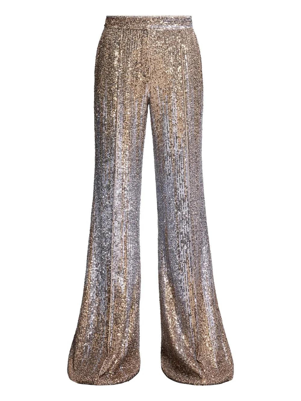 

Брюки, украшенные пайетками Elie Saab, желтый