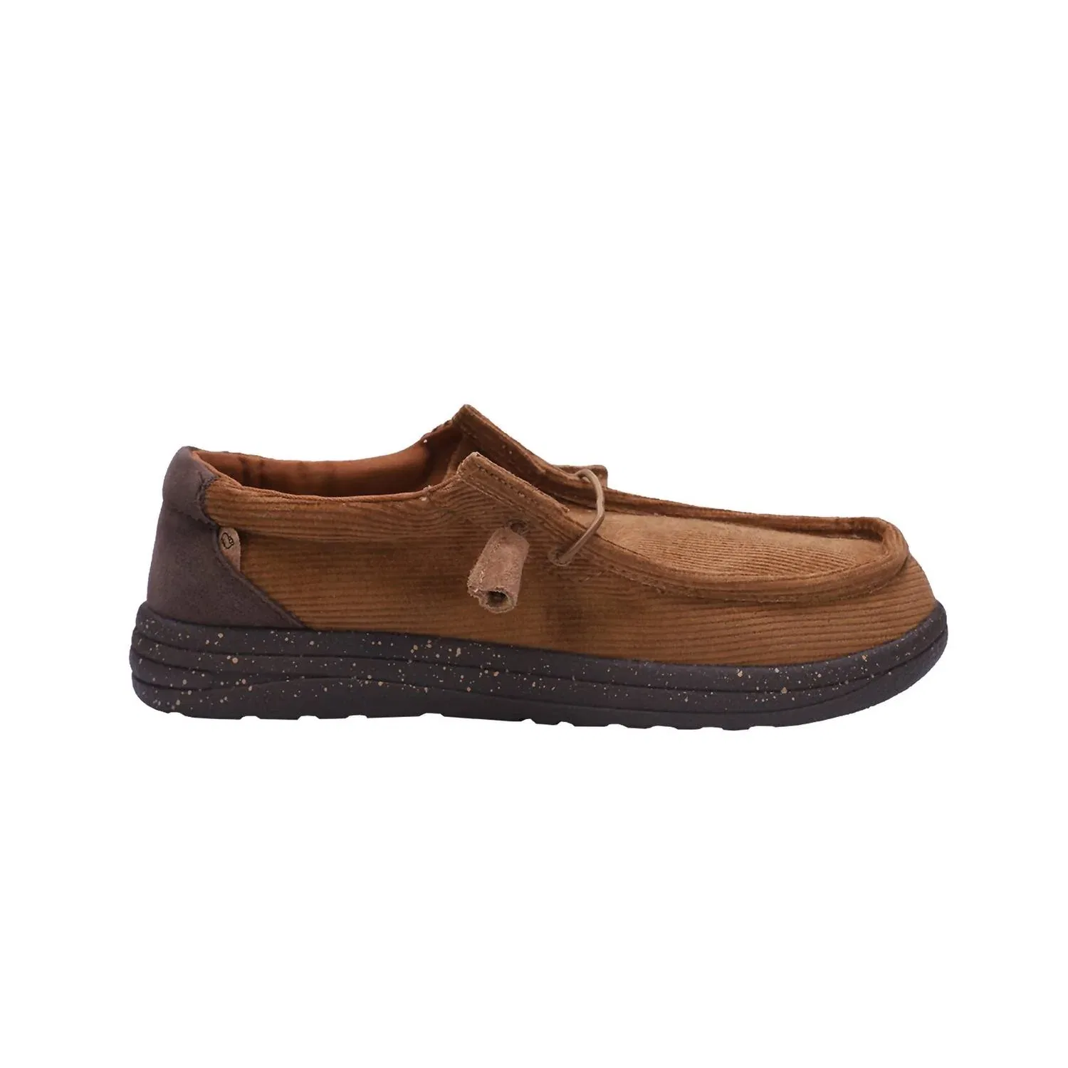 Lamo Мужские парусиновые кеды Paul Canvas Deck Shoe, цвет шоколадный вельвет