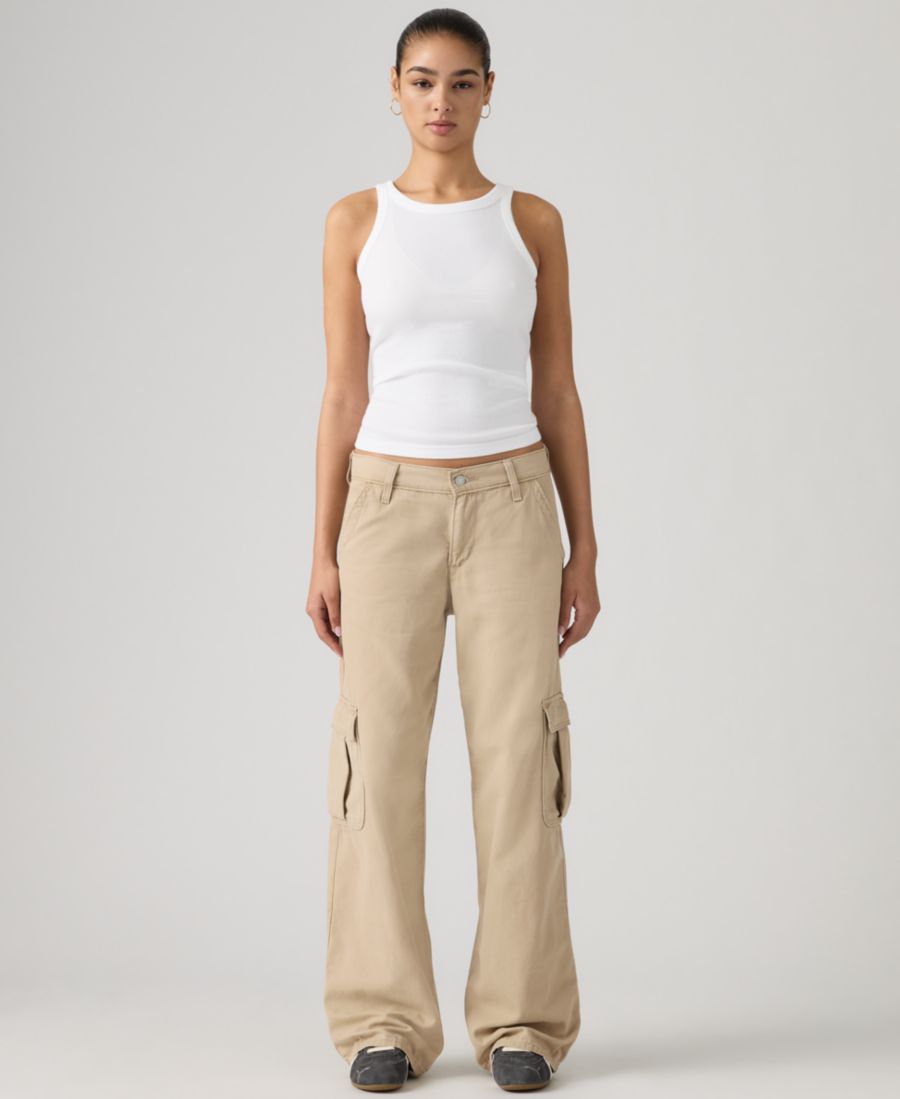 

Женские джинсы-карго свободного кроя Superlow Levi's, Travertine