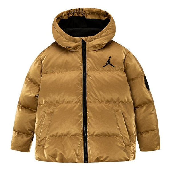 

Куртка (PS) Air Jordan Boxy Fit Puffer Jacket 'Gold', желтый