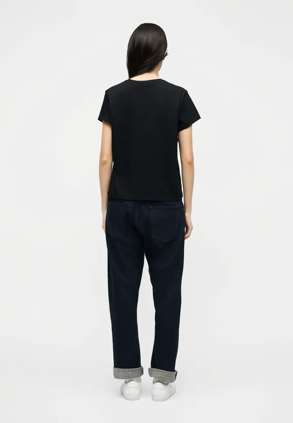 Классическая футболка с круглым вырезом, базовая футболка Polo Ralph Lauren, Black — фото 4