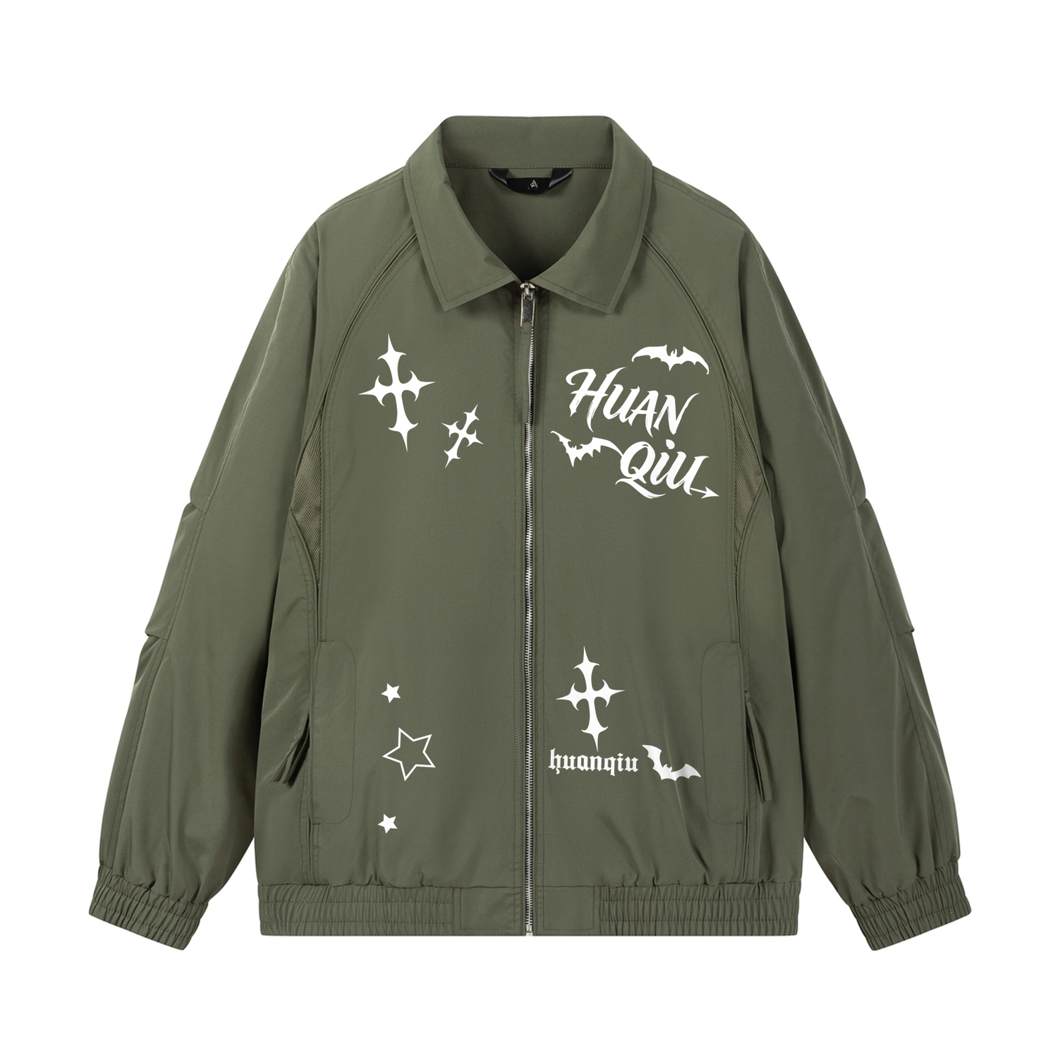 

Куртка Unisex Lapel Moderate HUANQIU, army зеленый
