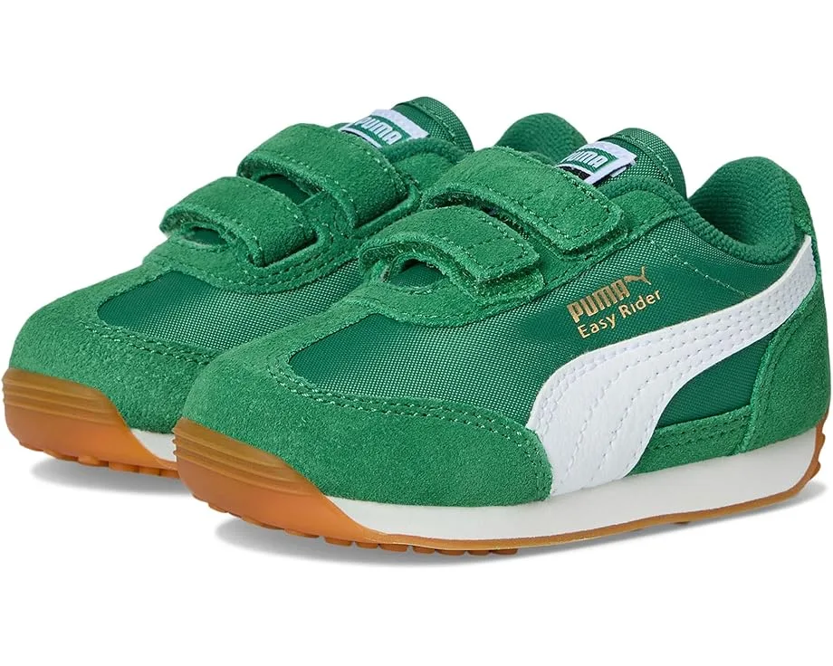 Кроссовки PUMA Kids Easy Rider Hook and Loop Shoes (Toddler), Archive Green/White