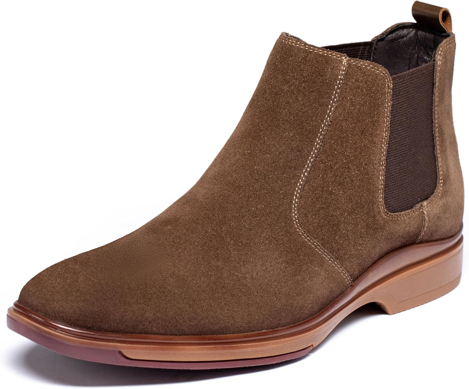 

Мужские ботинки Chelsea ArcBrothers из кожи, удобные, на шнуровке, для повседневного и официального использования, Teak