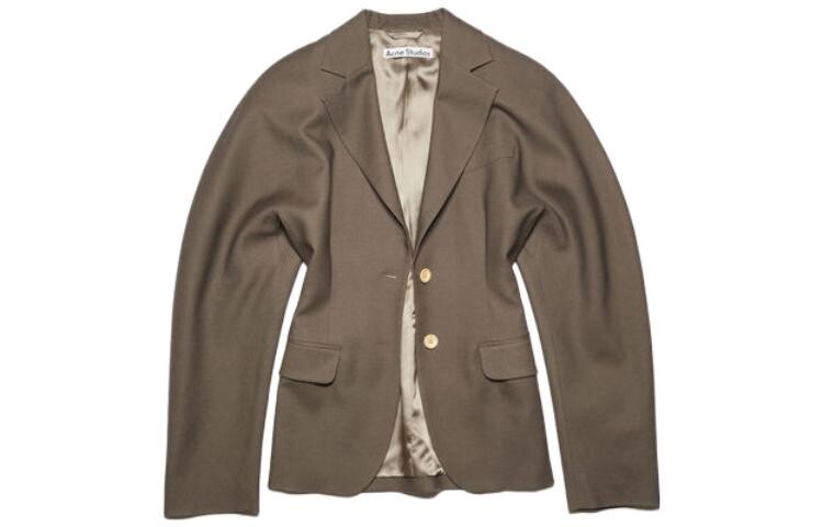 

Деловой женский пиджак цвета тауп Acne Studios, цвет Taupe