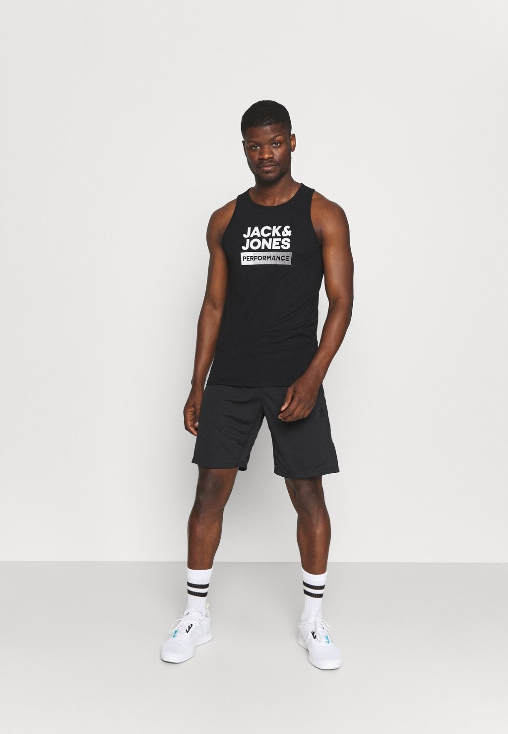 

Майка Jack & Jones LOGO TEE 2 PACK, цвет Black/White