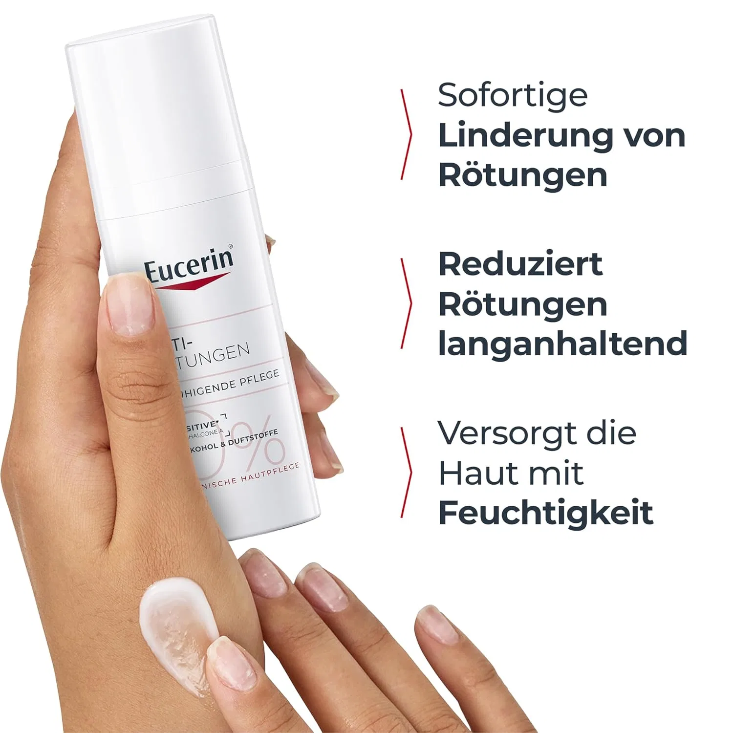 Крем для лица Eucerin — Успокаивающий ночной «Anti-Rose Trattamento Lenitivo Notte» от — фото 3