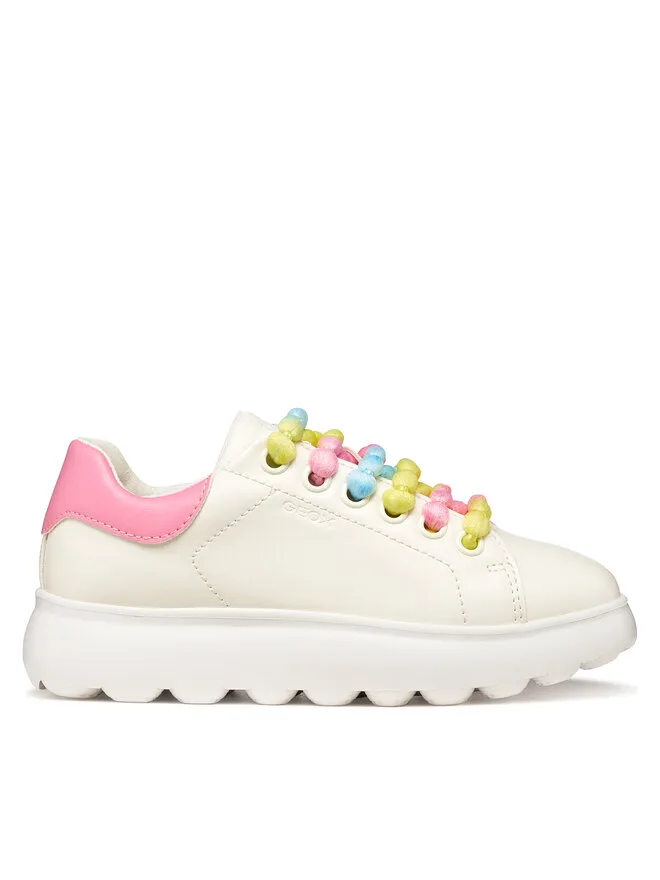 Geox Кроссовки J Puffypop Girl J55MRA 000BC C0406 D белые