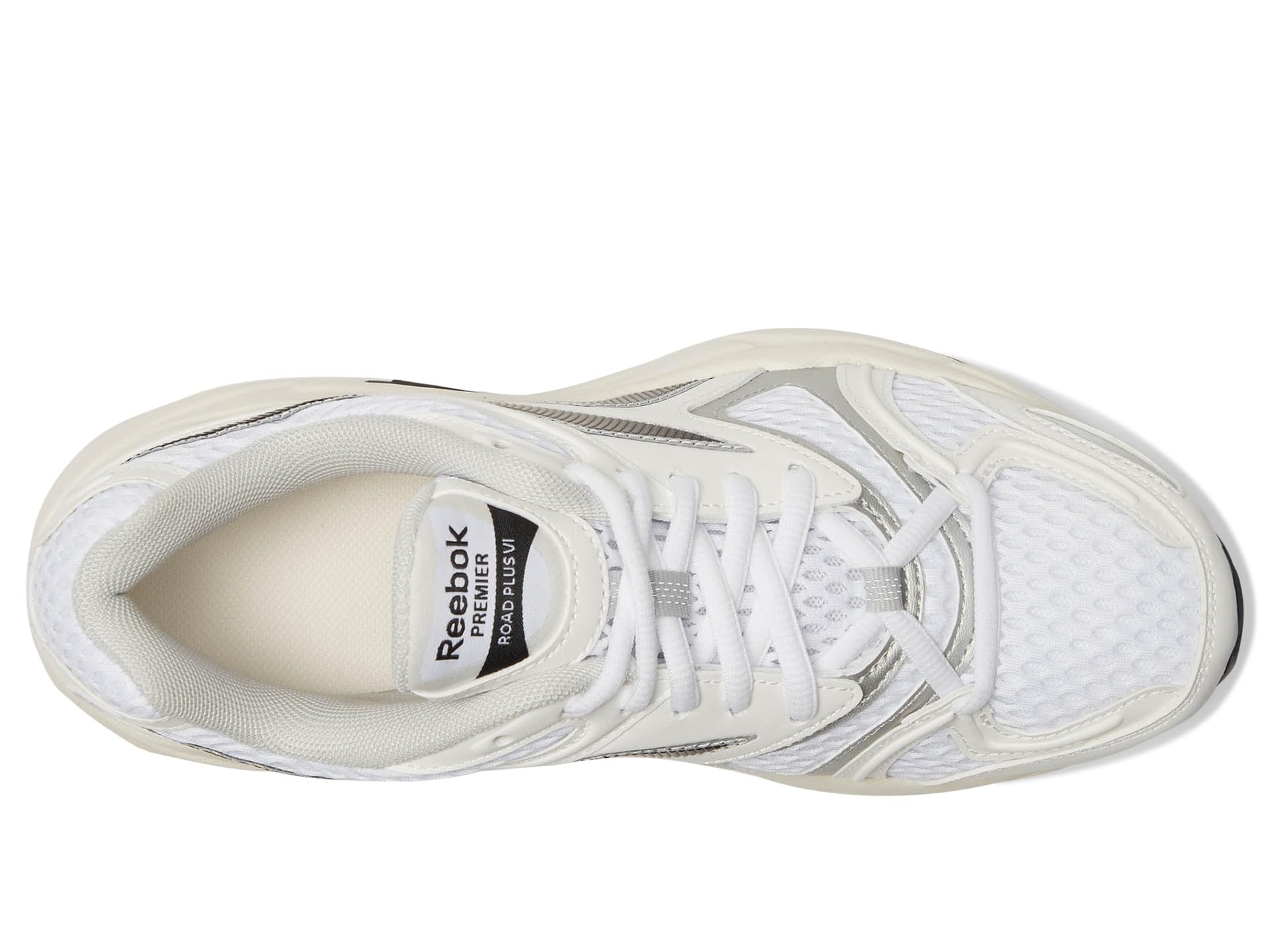 Кроссовки Reebok Lifestyle Premier Road Plus Vi, White/Washed Black/Grey — фото 2
