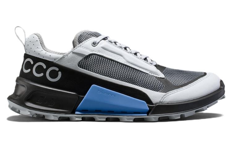 Кроссовки ecco Step 2.1 Series Lifestyle Shoes Men Low-top Cement Gray Electric Blue, синий — фото 2