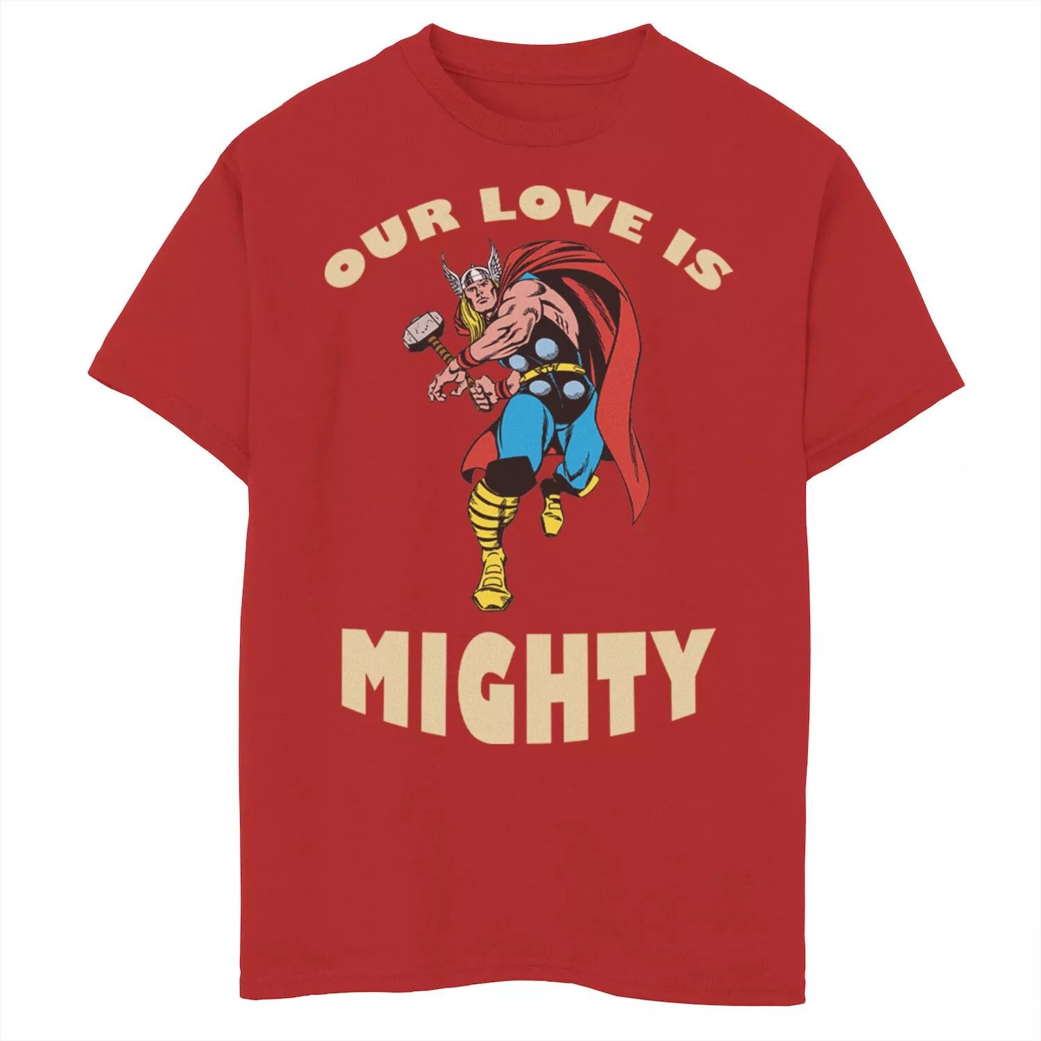 

Футболка с рисунком Marvel Thor Mighty Love для мальчиков 8–20 лет Marvel