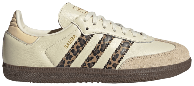 

Кроссовки adidas Samba OG J 'Leopard', кремовый