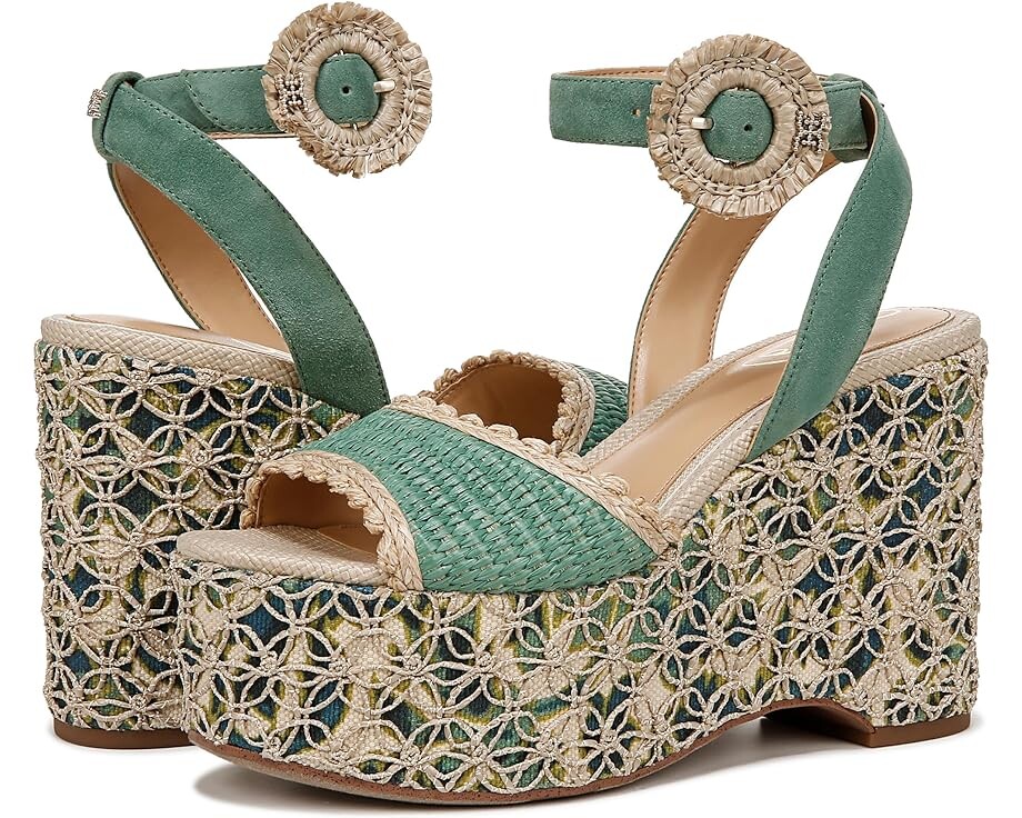 

Сандалии Sam Edelman Amber Platform, цвет Turquoise Green