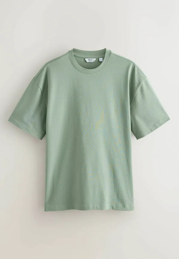 Комплект из 5 базовых футболок стандартного кроя Next, Pastels Green Blue Ecru Slate Pink — фото 2