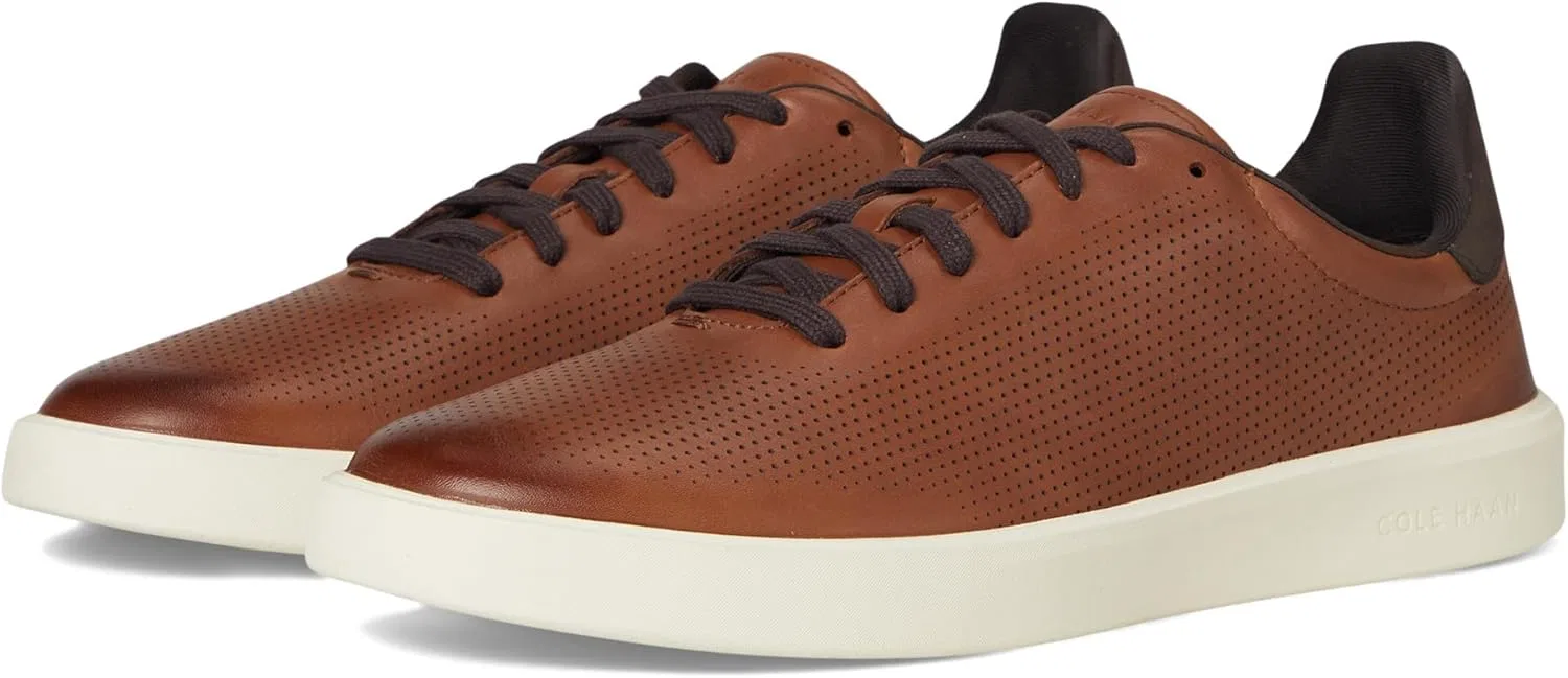 Мужская обувь Cole Haan - кроссовки Grand Crosscourt Daily Laser, British Tan Dark Chocolate Ivory