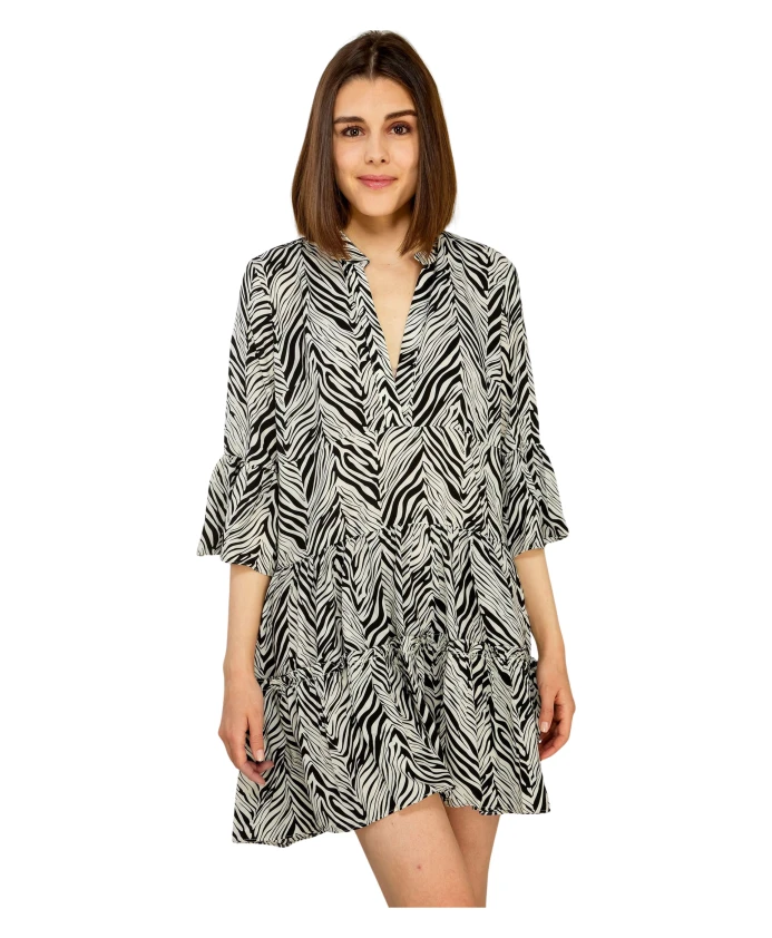 

Платье «Зебра» для женщин Tooche, мультиколор