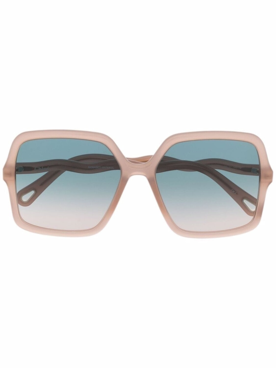 

Chloé Eyewear солнцезащитные очки Zelie в квадратной оправе, серый