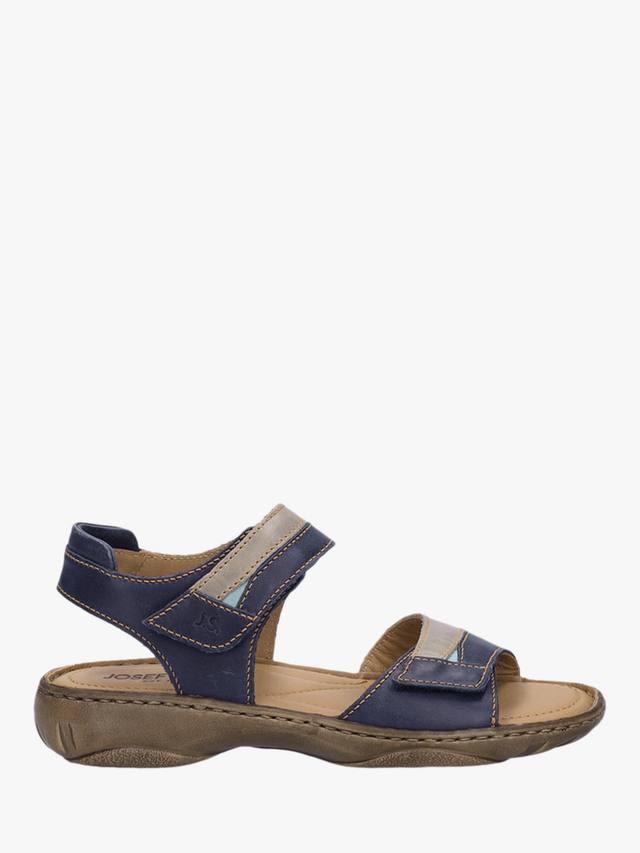 Debra 19 двухцветные кожаные сандалии Josef Seibel, Blue Indigo — фото 2