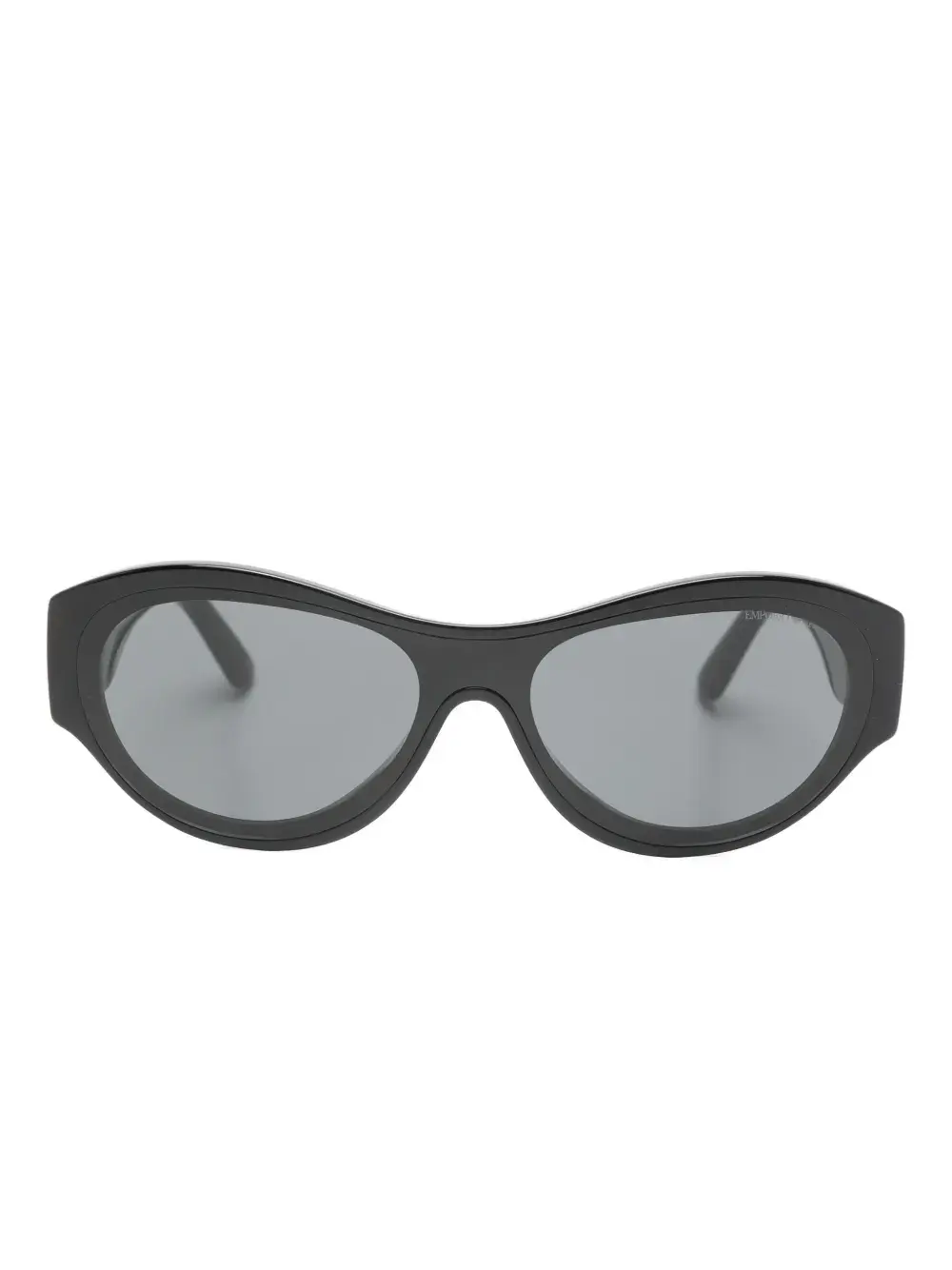 

Солнцезащитные очки в форме сердца пик Emporio Armani, черный