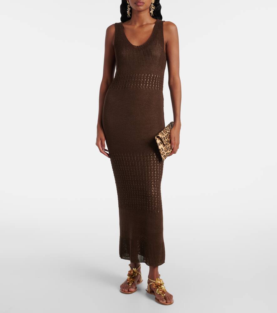 Сандалии из металлизированной кожи с аппликацией Aquazzura, Soft Gold — фото 3