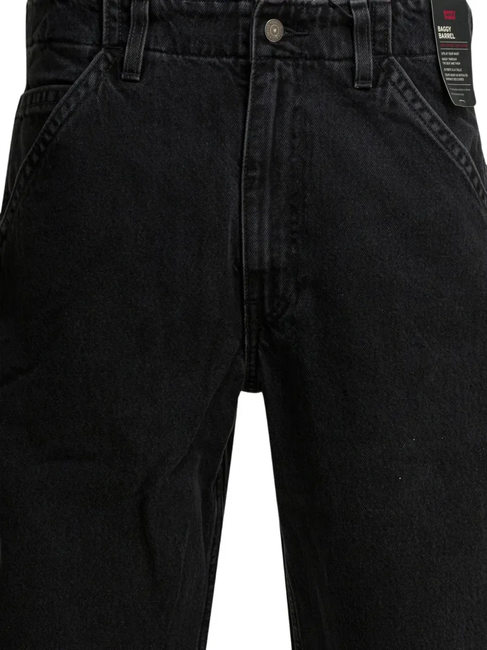 Мешковатые джинсы фасона «бочонок» Levi's, черный — фото 3