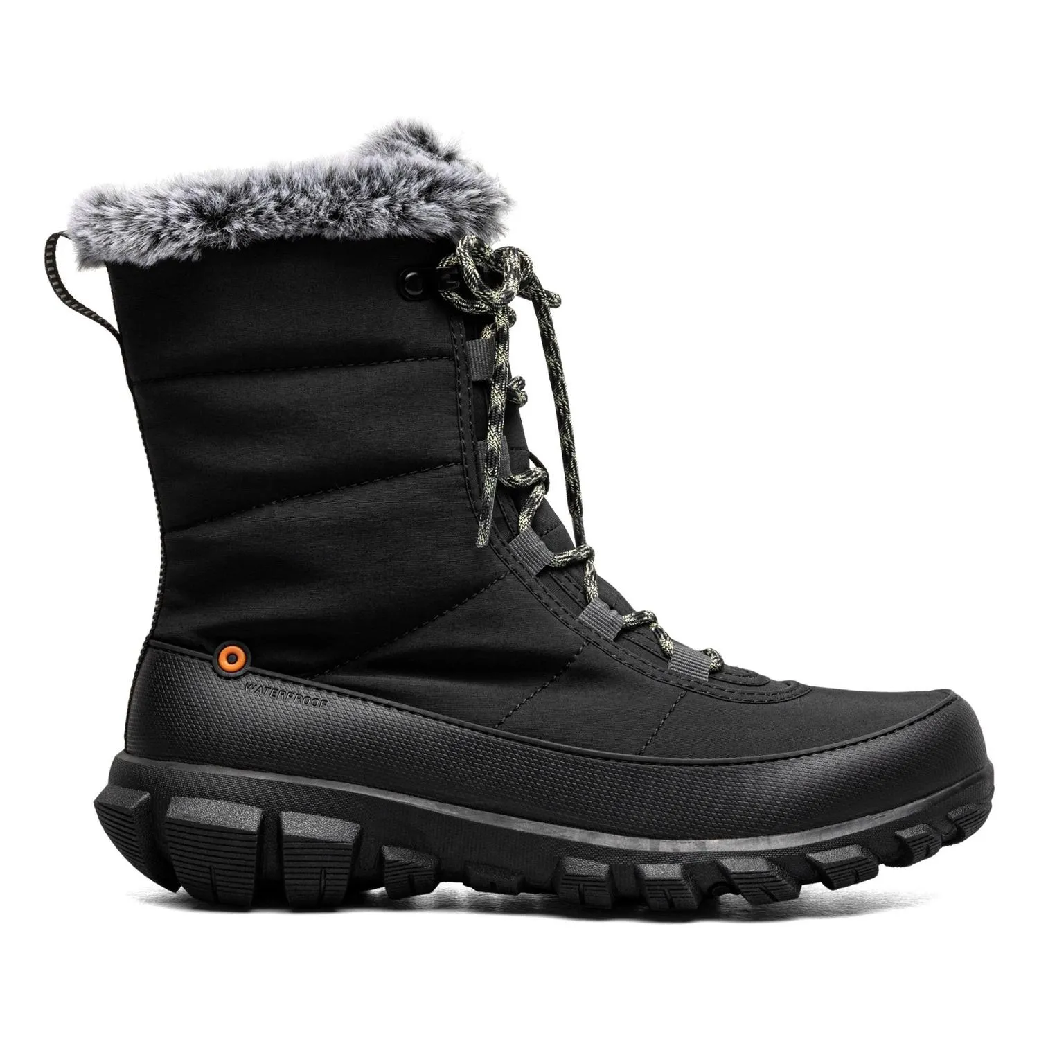 Седровые стеганые кружевные сапоги Bogs, Black