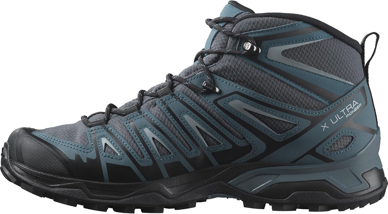 

SALOMON женские треккинговые ботинки X Ultra Pioneer Mid Gore-tex, Ebony/Stargazer/Quarry