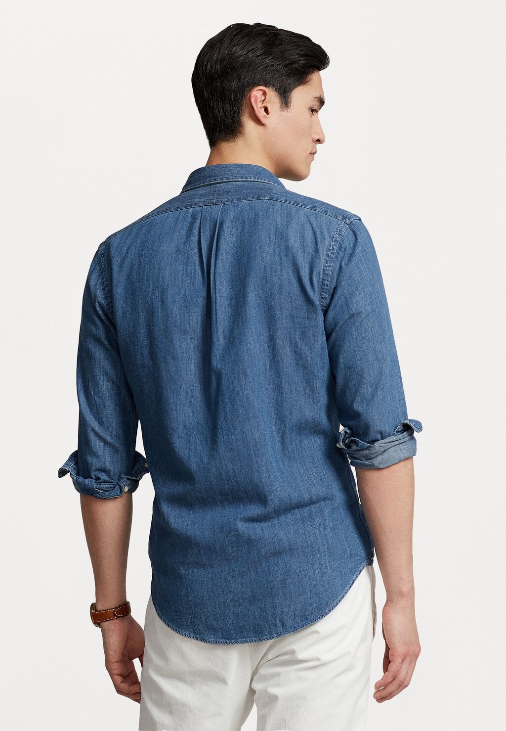 Рубашка SLIM FIT SHIRT Polo Ralph Lauren, темный цвет — фото 3