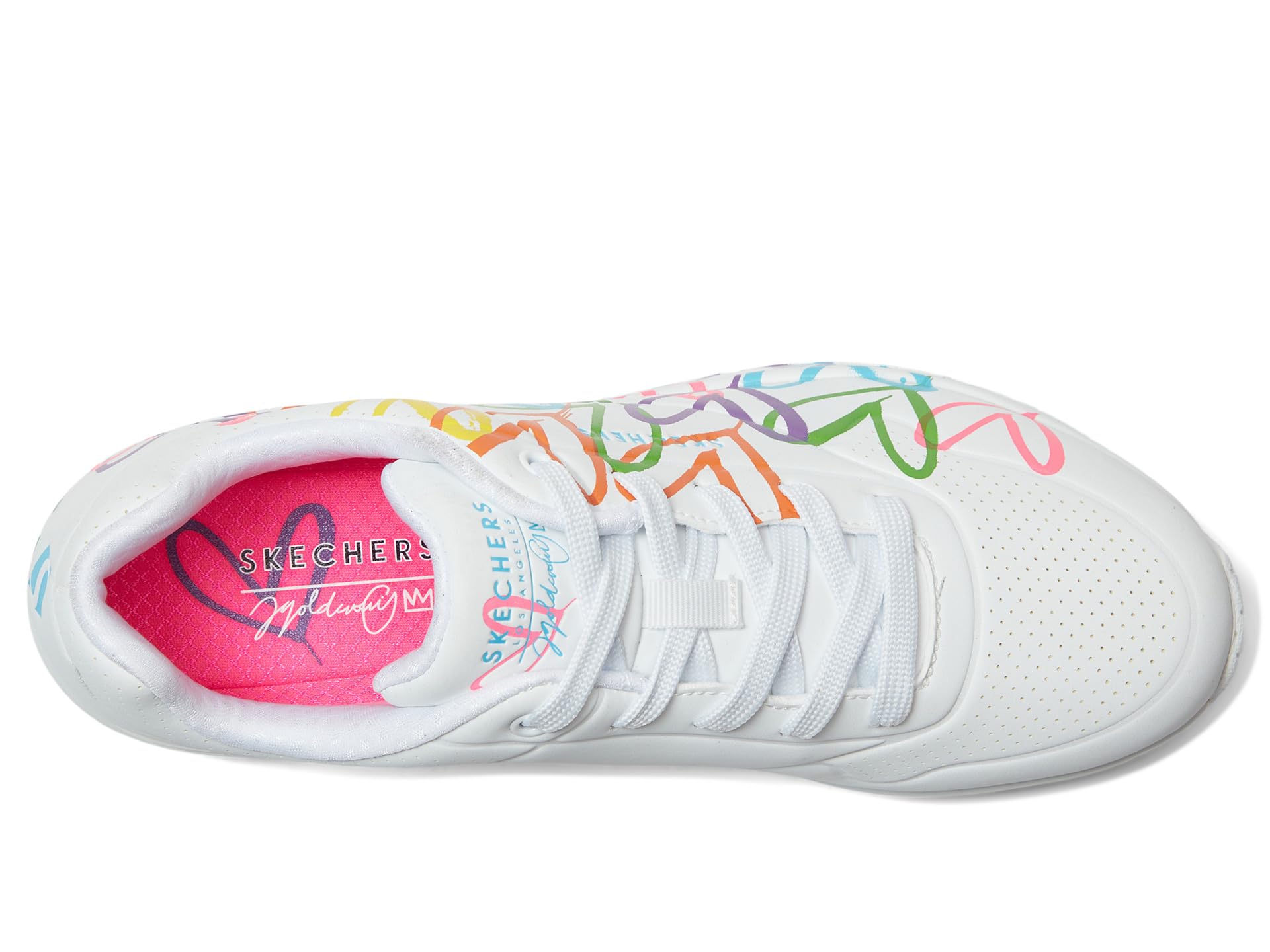 Кроссовки SKECHERS James Goldcrown: Uno - Highlight Love, White Multi — фото 2