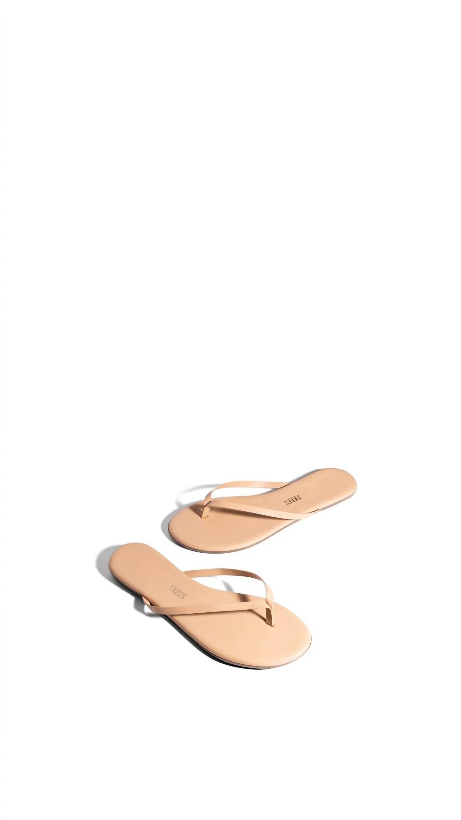 Женские сандалии Lily Foundations матовые в оттенке Sunskissed TKEES, Sunskissed