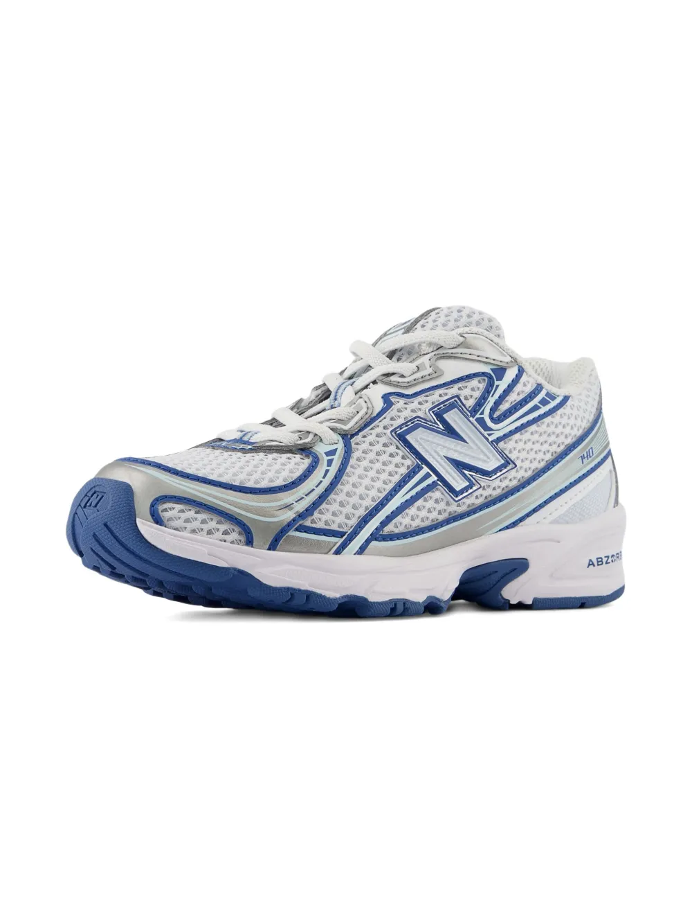 Кроссовки 740 на шнуровке New Balance Kids, белый — фото 2