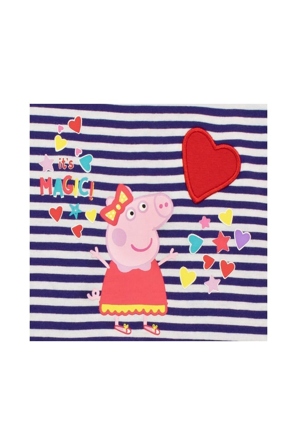 Вечернее платье с длинными рукавами и блестками It's Magic Peppa Pig, фиолетовый — фото 2