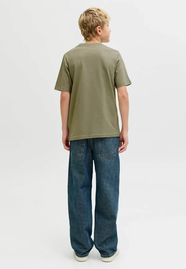 Футболка jjesoho с круглым вырезом, базовая футболка noos. Jack & Jones Junior, Vetiver — фото 3