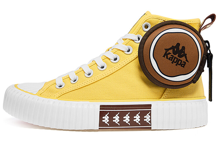 

Кроссовки Kappa Skateboard Shoes Unisex High-Top Cream Yellow