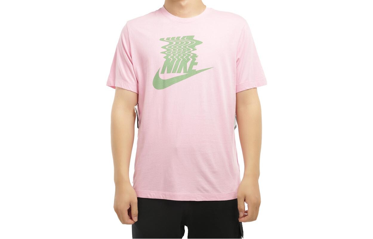

Футболка мужская розовая Nike, розовый