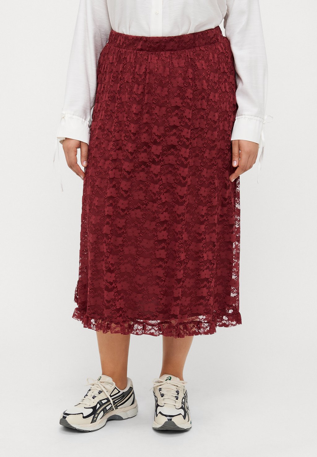 

Юбка А-силуэта CARJOJO SKIRT ONLY Carmakoma, красный
