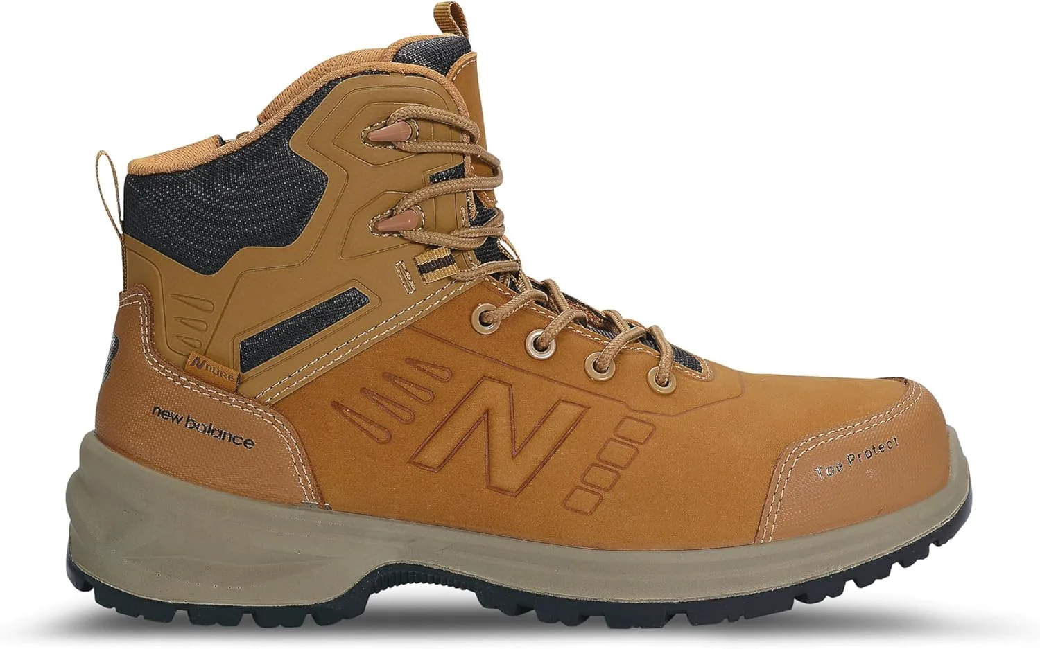 Мужские рабочие ботинки New Balance Calibre с композитным носком - EH, PR, противоскользящие кожаные защитные туфли для промышленности и строительства — фото 2