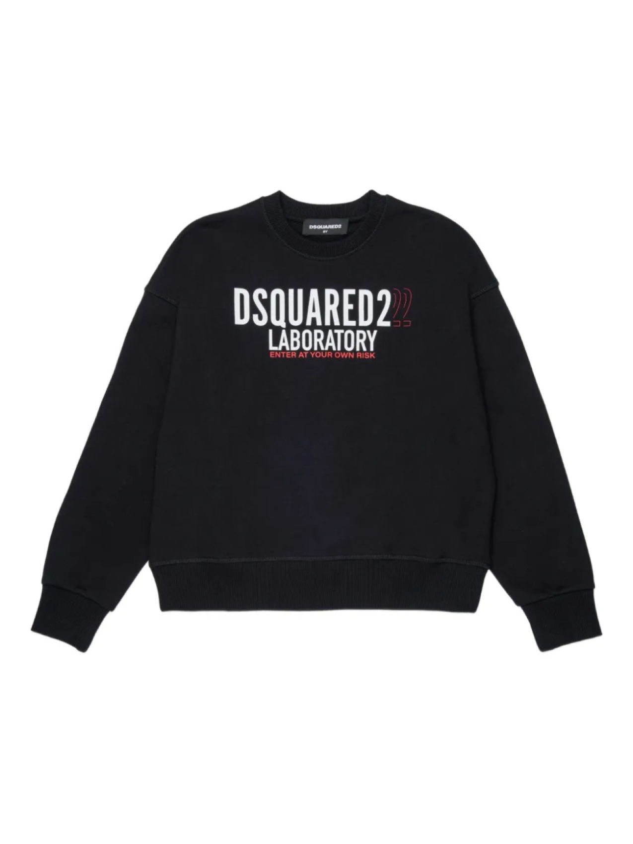

DSQUARED2 KIDS хлопковая толстовка, черный