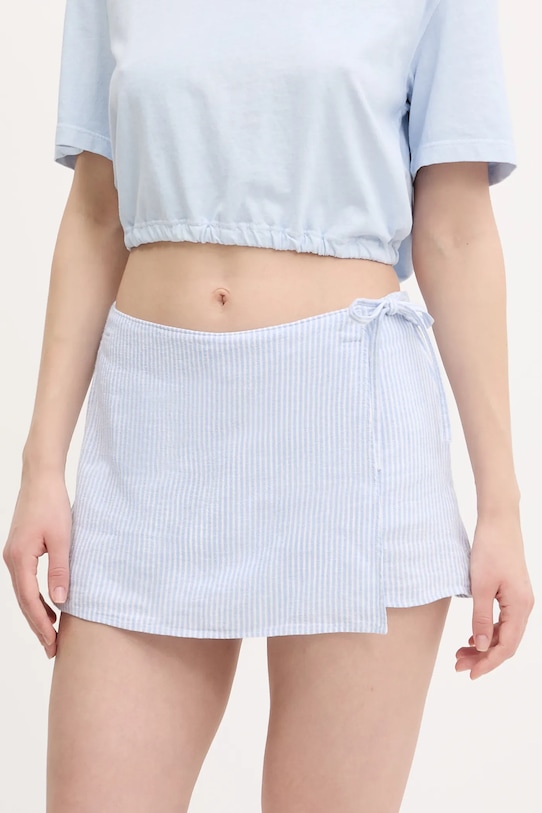 

Льняная юбка Hollister Co., синий