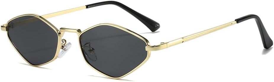 

Модные женские солнцезащитные очки «кошачий глаз» в металлической оправе, винтажные элегантные солнцезащитные очки с градиентным переходом цвета и защитой от УФ-излучения UV400 KTUCN, Golden Black