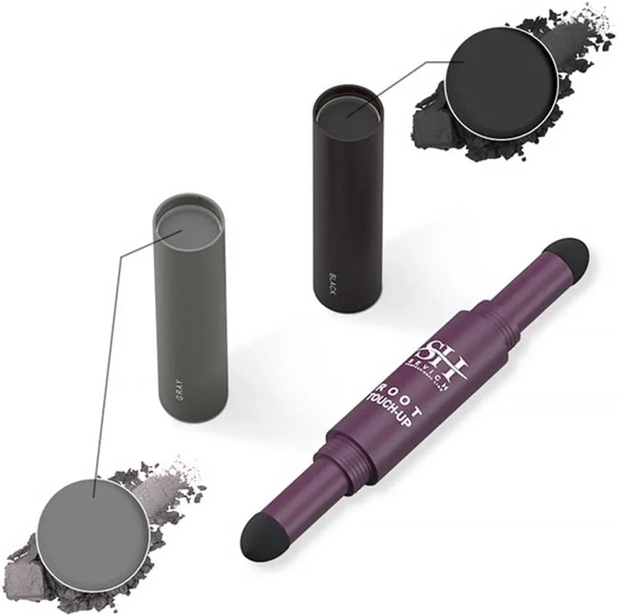Оттеночное средство для волос Ftxjehg Hairline Concealer Pen, 1 шт., черный+серый